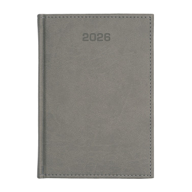 Kalendarz książkowy A6 tygodniowy Vivella Szary