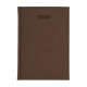 Kalendarz książkowy B5 dzienny Denim Ciemny Brąz