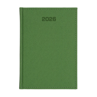 Kalendarz książkowy B5 dzienny Denim Zielony