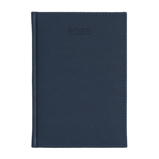 Kalendarz książkowy B5 dzienny Velour Granat