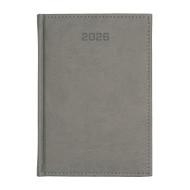 Kalendarz książkowy B5 dzienny Vivella Szary
