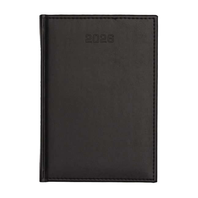 Kalendarz książkowy B5 tygodniowo-notesowy Nebraska Czarny