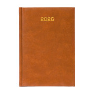 Kalendarz książkowy B5 tygodniowy Baladek Brązowy