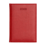 Kalendarz książkowy B5 tygodniowy Nebraska Czerwony