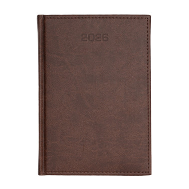 Kalendarz książkowy B5 tygodniowy Vivella Ciemnobrązowy