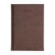 Kalendarz książkowy B6 dzienny Vivella Ciemny Brąz