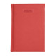 Kalendarz książkowy B6 dzienny Vivella Czerwony