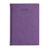 Kalendarz książkowy B6 dzienny Vivella Fioletowy