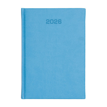 Kalendarz książkowy B6 dzienny Vivella Jasnoniebieski
