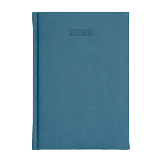 Kalendarz książkowy B6 dzienny Vivella Niebieski