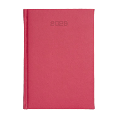 Kalendarz książkowy B6 dzienny Vivella Różowy