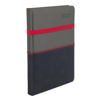 Kalendarz książkowy B5 dzienny Ziggo z gumką Kalendarz książkowy B5 dzienny Ziggo z gumką