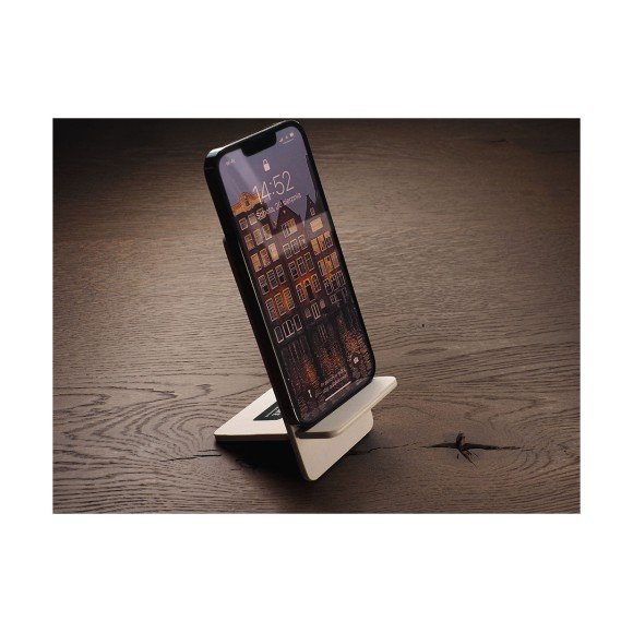 Drewniana podstawka pod telefon 1834121