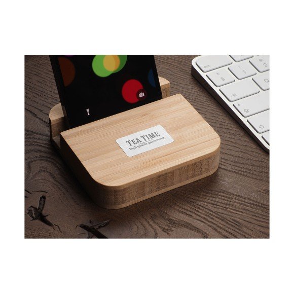 Drewniana podstawka pod telefon 1847292