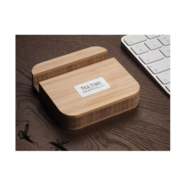 Drewniana podstawka pod telefon 1847292