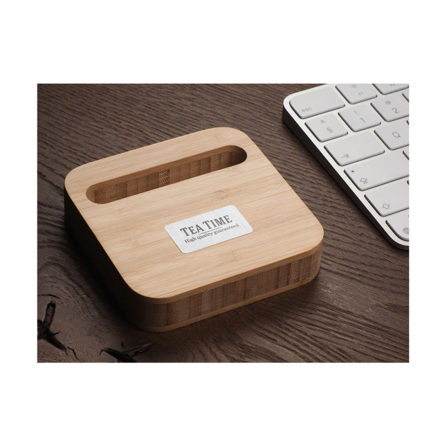Drewniana podstawka pod telefon 1848292