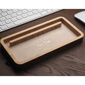 Drewniany organizer na biurko 1850292
