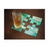 Zestaw 4 podkładek pod szklankę PUZZLE 1835117 Zestaw 4 podkładek pod szklankę PUZZLE 1835117