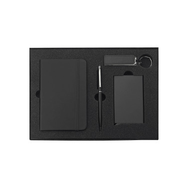 Zestaw notes, długopis, etui RFID i pendrive USB 1711076