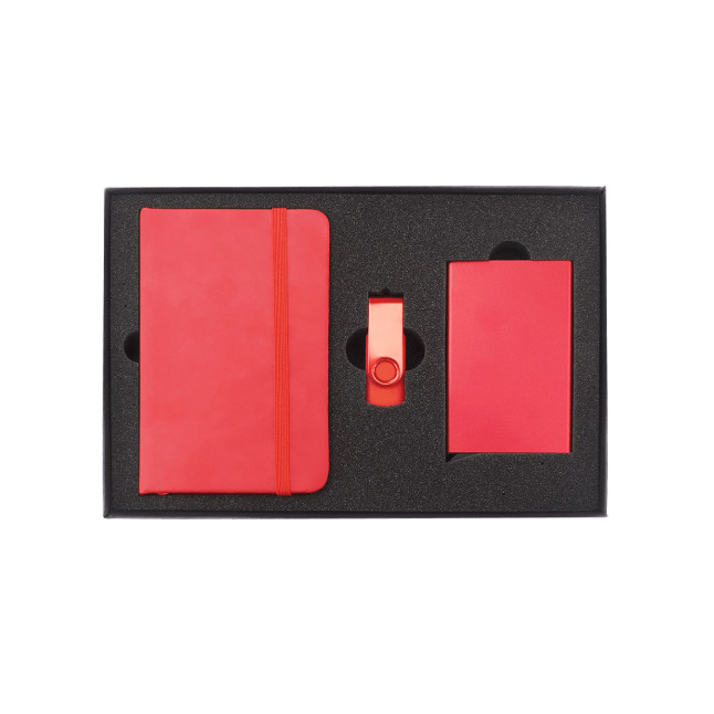 Zestaw notes, etui RFID i pendrive USB 1712076