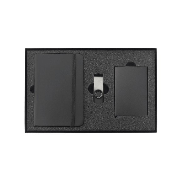 Zestaw notes, etui RFID i pendrive USB 1712076