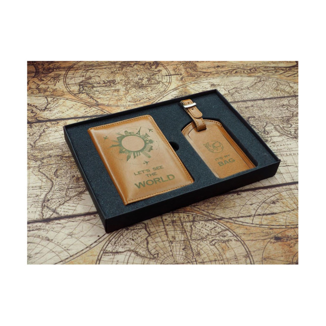 Zestaw paszport i zawieszka na bagaż 1814119