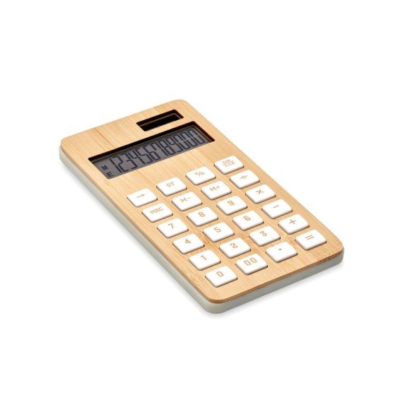 12-cyfrowy kalkulator, bambus CALCUBIM