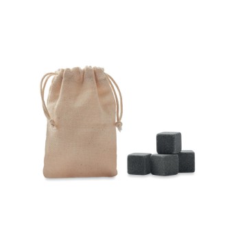 4 kamienne kostki lodu w etui ROCKS