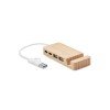 4-portowy bambusowy hub USB HUBSTAND 4-portowy bambusowy hub USB HUBSTAND
