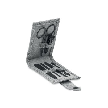 6-el zestaw manicure filc RPET NAILKIT FELT