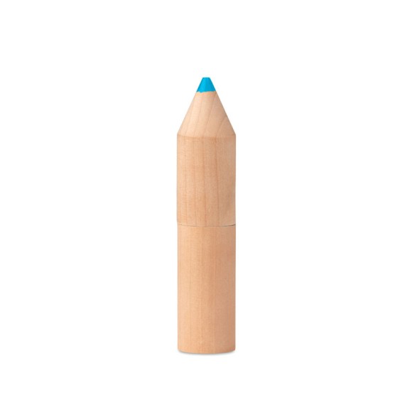 6 kredek w drewnianym pudełku PETIT COLORET