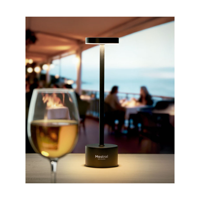 Aluminiowa lampa stołowa BISTRO