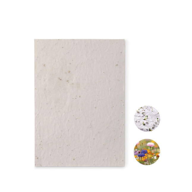 Arkusz A5 z nasionami kwiatów ASIDE