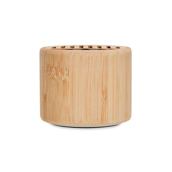 Bambusowy głośnik bezprzew. ROUND LUX Bambusowy głośnik bezprzew. ROUND LUX