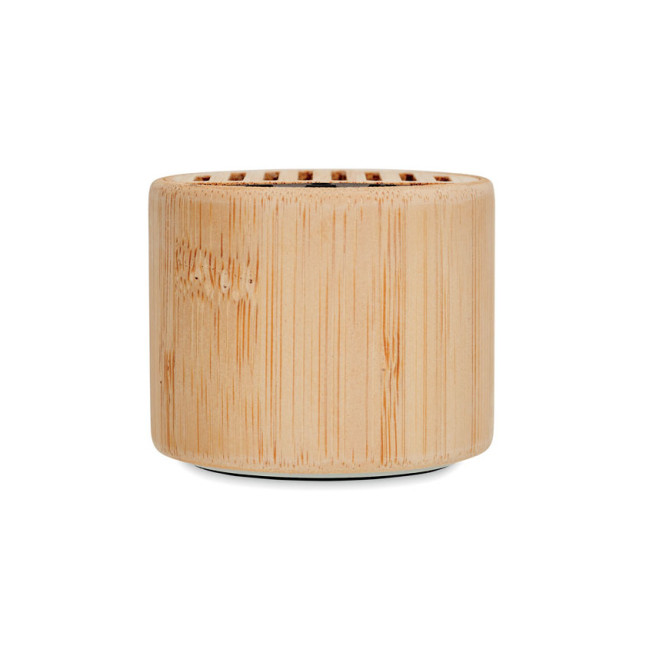Bambusowy głośnik bezprzew. ROUND LUX