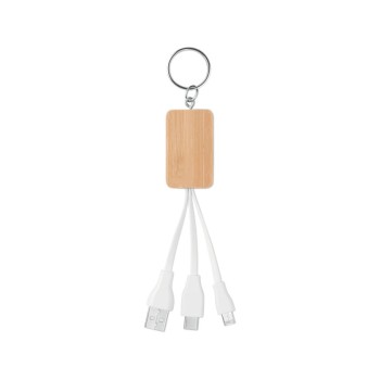 Bambusowy kabel 3 w 1 CLAUER
