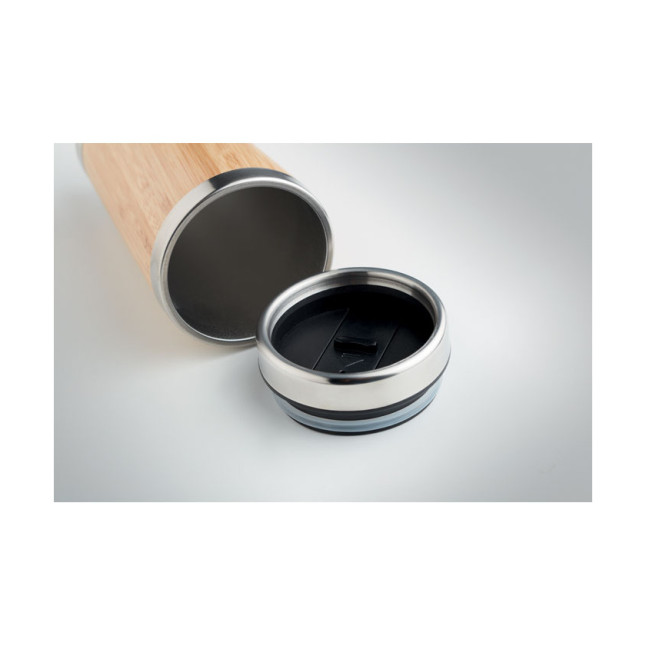 Bambusowy kubek podróżny 400ml RODEODRIVE+