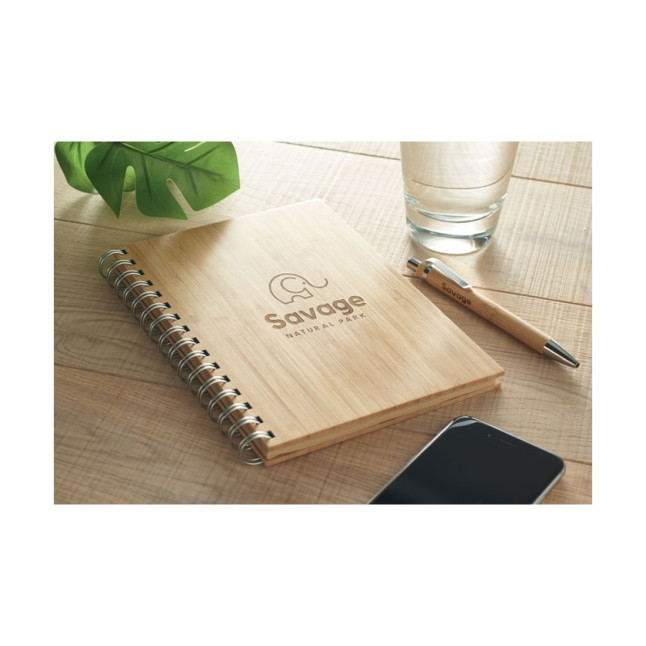Bambusowy notatnik A5 BRAM