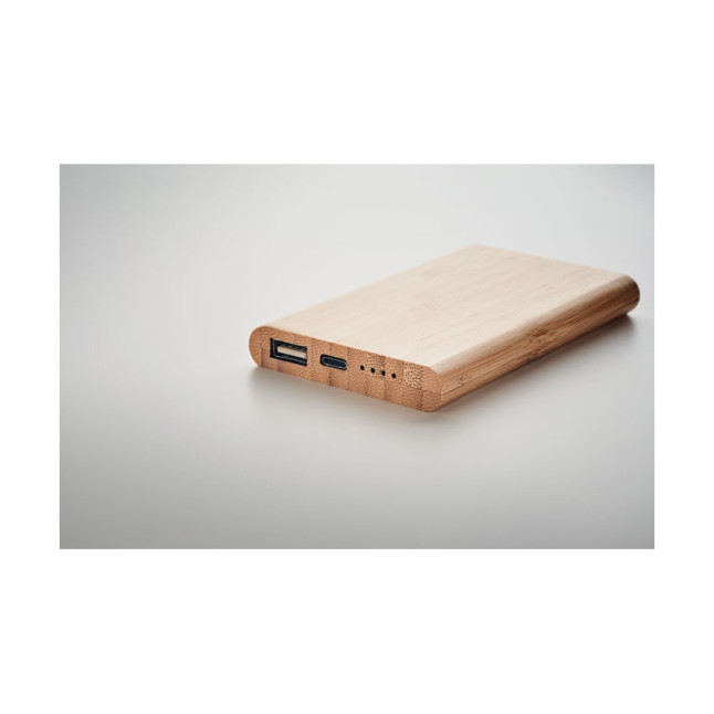 Bambusowy power bank 4000 mAh ARENAPOWER C