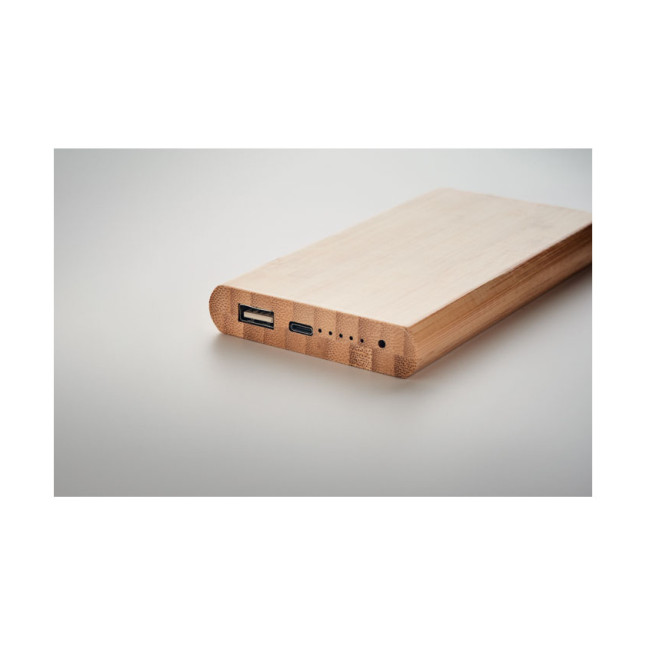 Bambusowy power bank 6000 mAh ARENA C