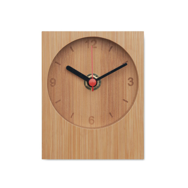 Bambusowy zegar stołowy CLAMBU