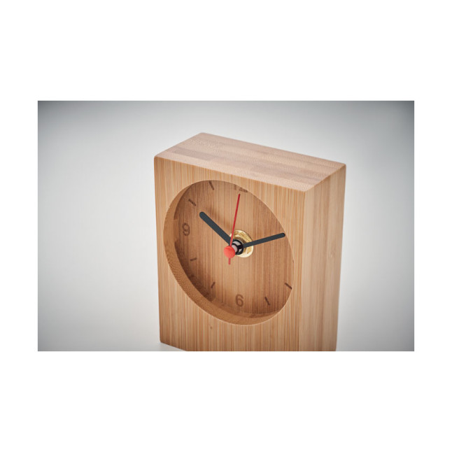 Bambusowy zegar stołowy CLAMBU
