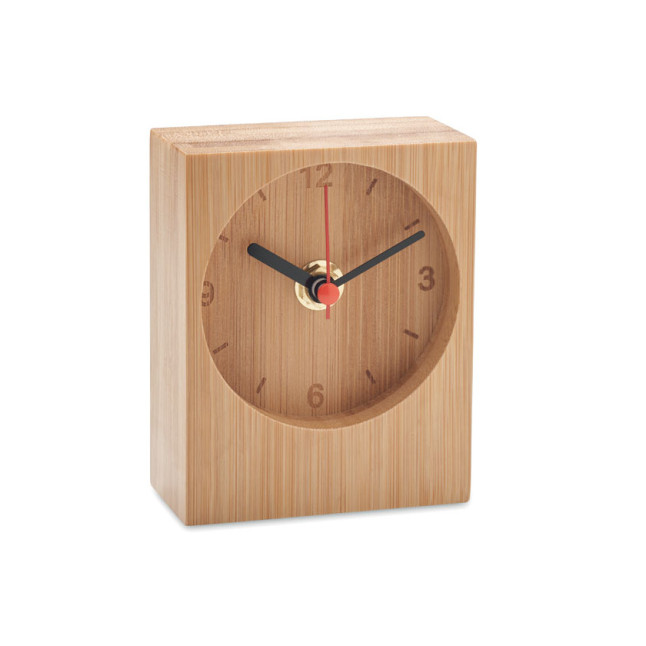 Bambusowy zegar stołowy CLAMBU