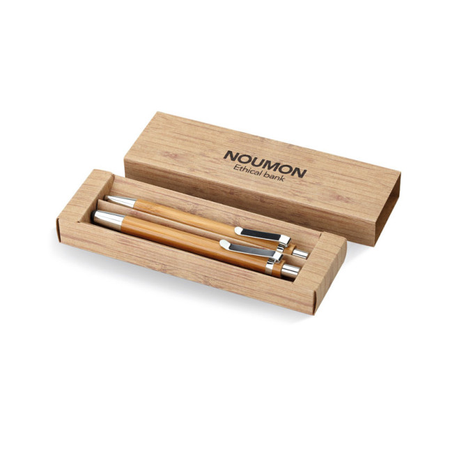 Bambusowy zestaw długopis  i o BAMBOOSET