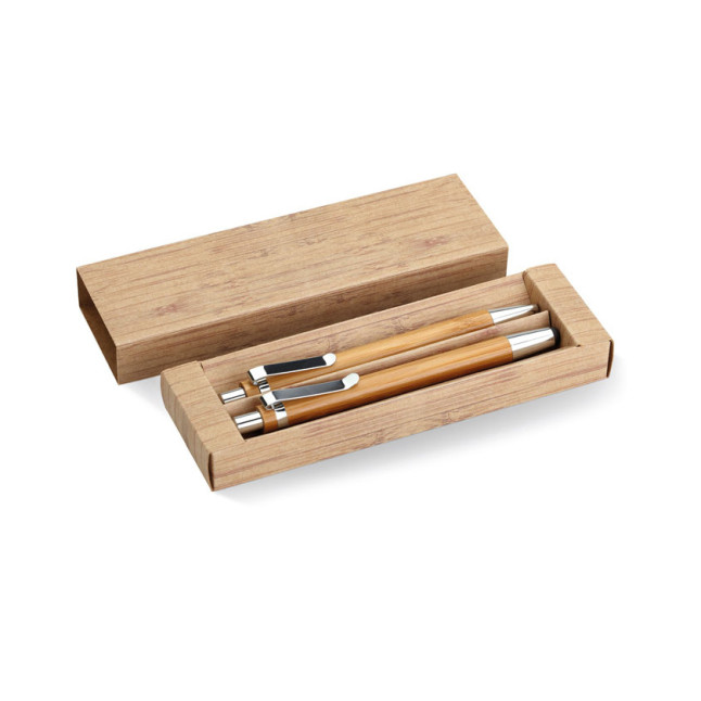Bambusowy zestaw długopis  i o BAMBOOSET