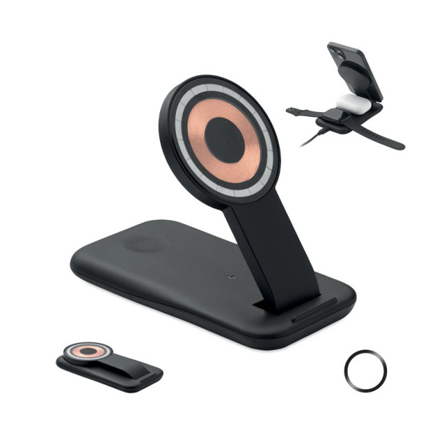 Bezprzew. ładowarka 3 w 1, 15W PENDOLESS