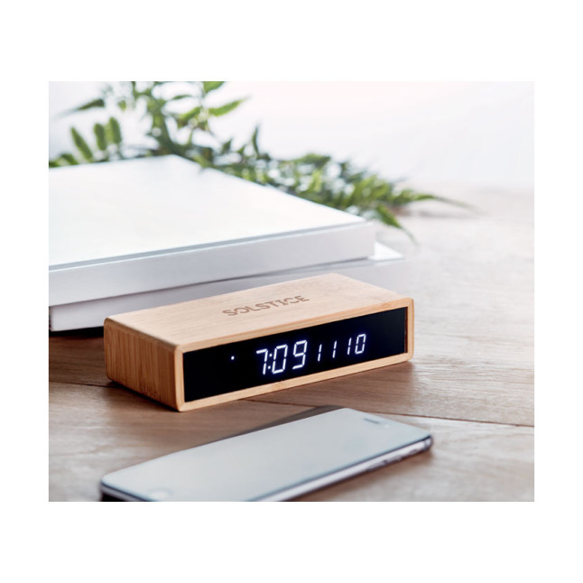 Bezprzew. ładowarka z bambusa MORO