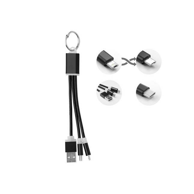 Brelok z kabelkami ładującymi RIZO