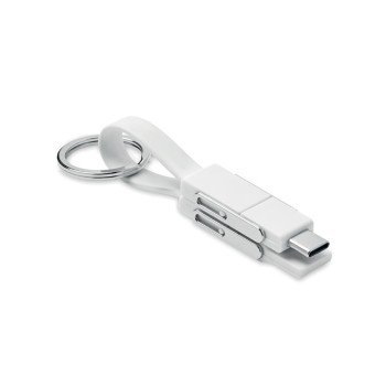 Brelok z kablem ładującym 4w1 KEY C