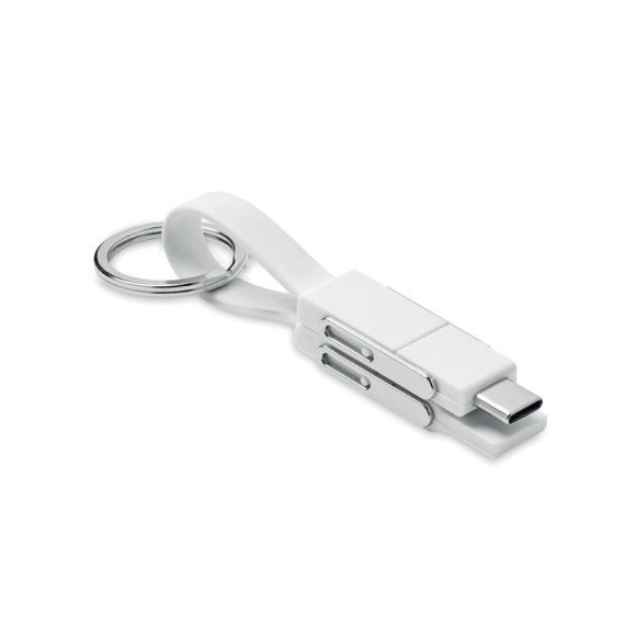 Brelok z kablem ładującym 4w1 KEY C